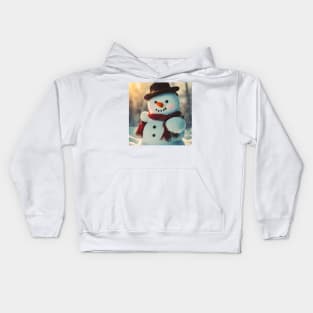 Cute Snowman who also happens to be very Cool Kids Hoodie